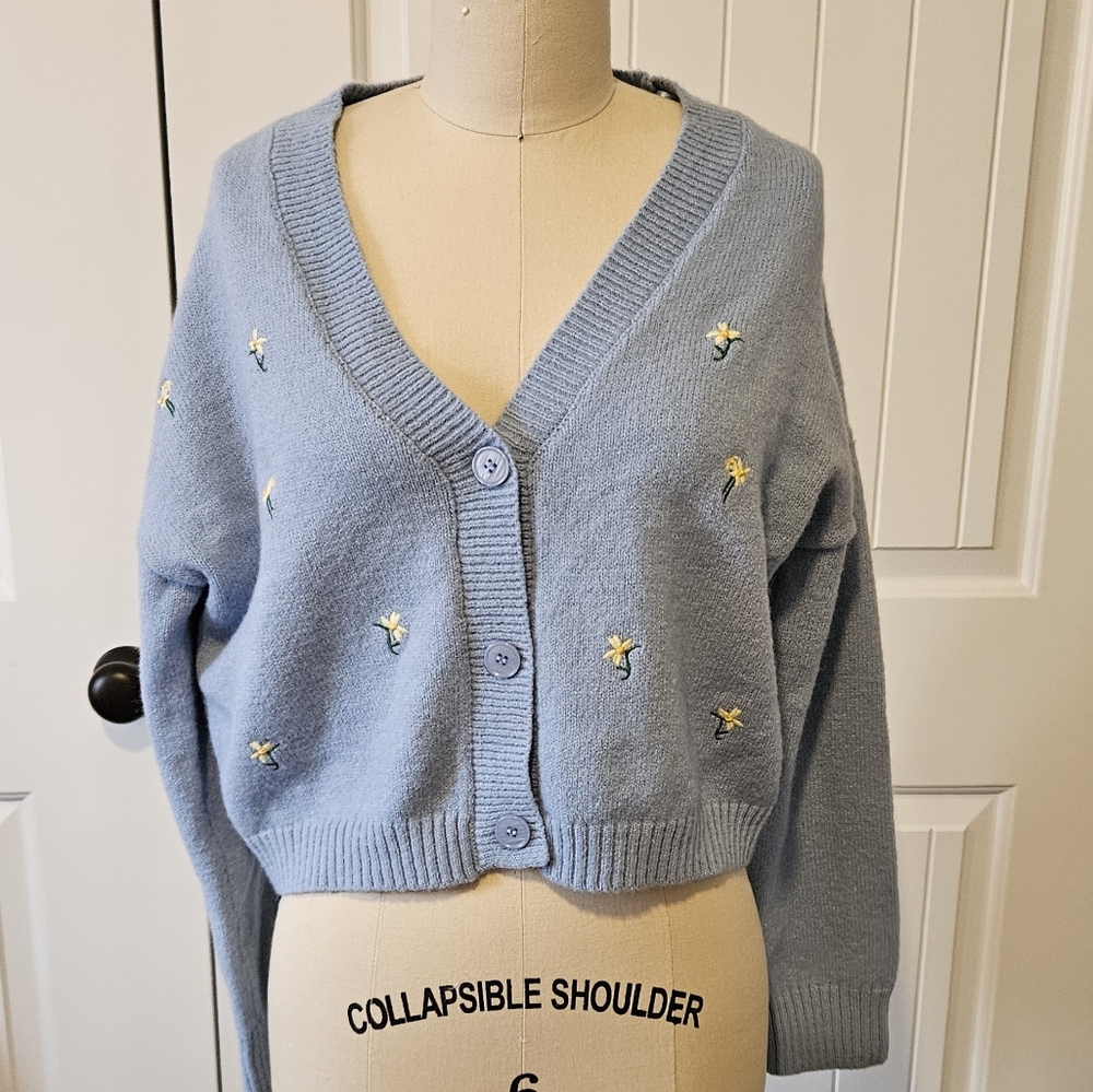 Womens/Teens cute blue sweater